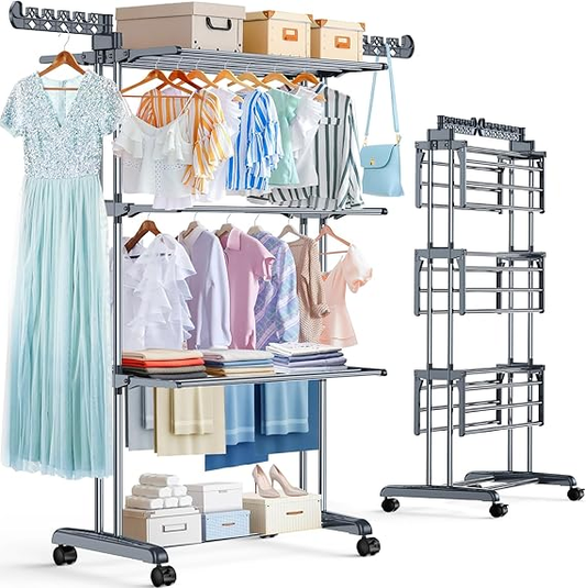 Floor Standing Cloth Drying Rack (Premium Quality)