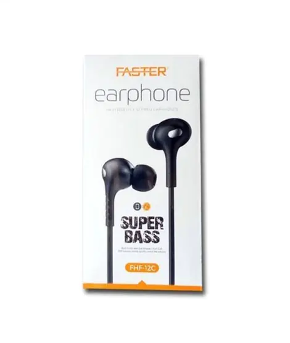Faster Stereo Sound Handfree - Black (FHF 12c)