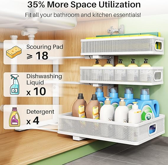 Kitstorack Under Sink Organizer