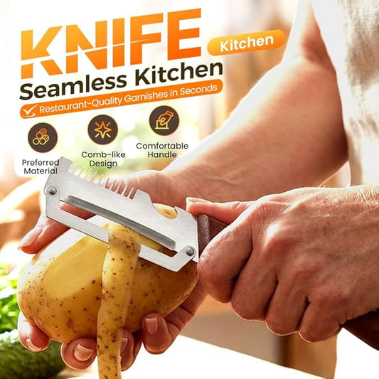 2 in 1 Stainless Steel Vegetable Peeler